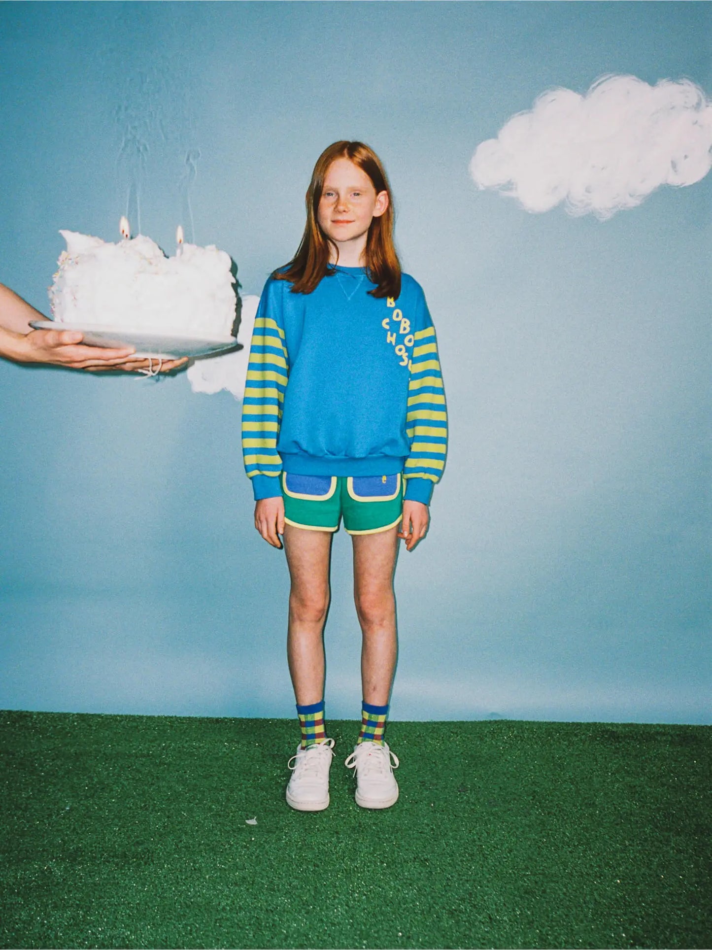 Diagonal Bobo Choses sweatshirt