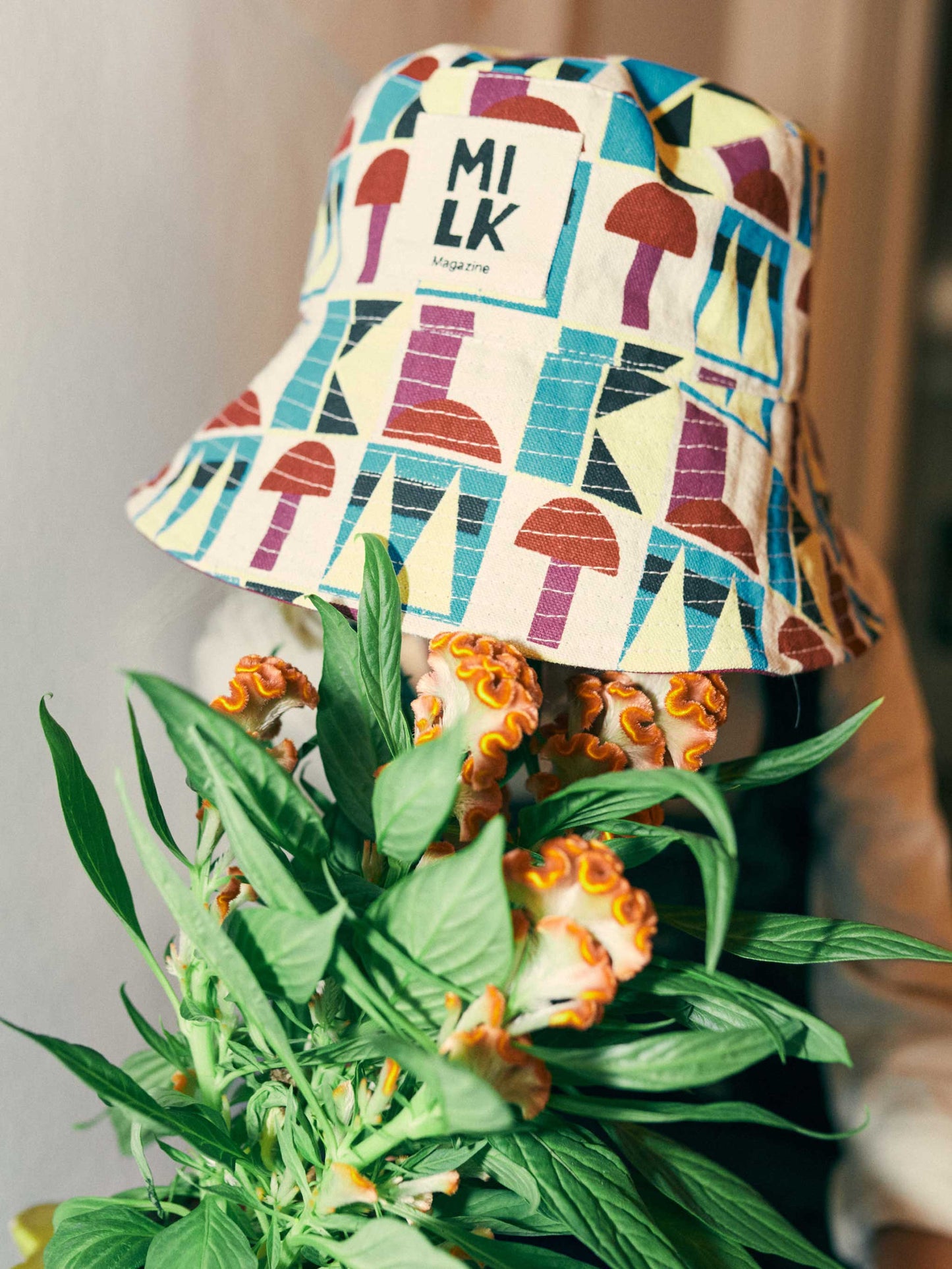 Reversible bucket hat 20th Milk Birthday by Bobo Choses