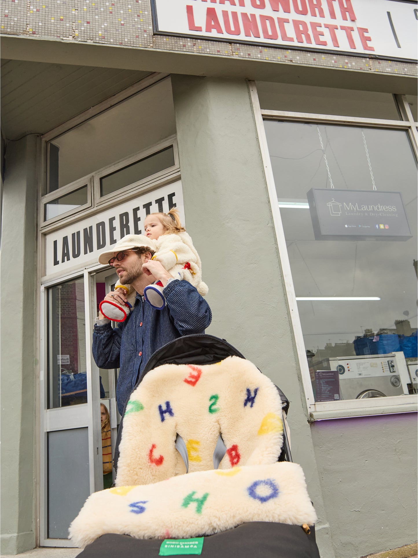 Bobo Choses x Binibamba Sheepskin Puffmuff