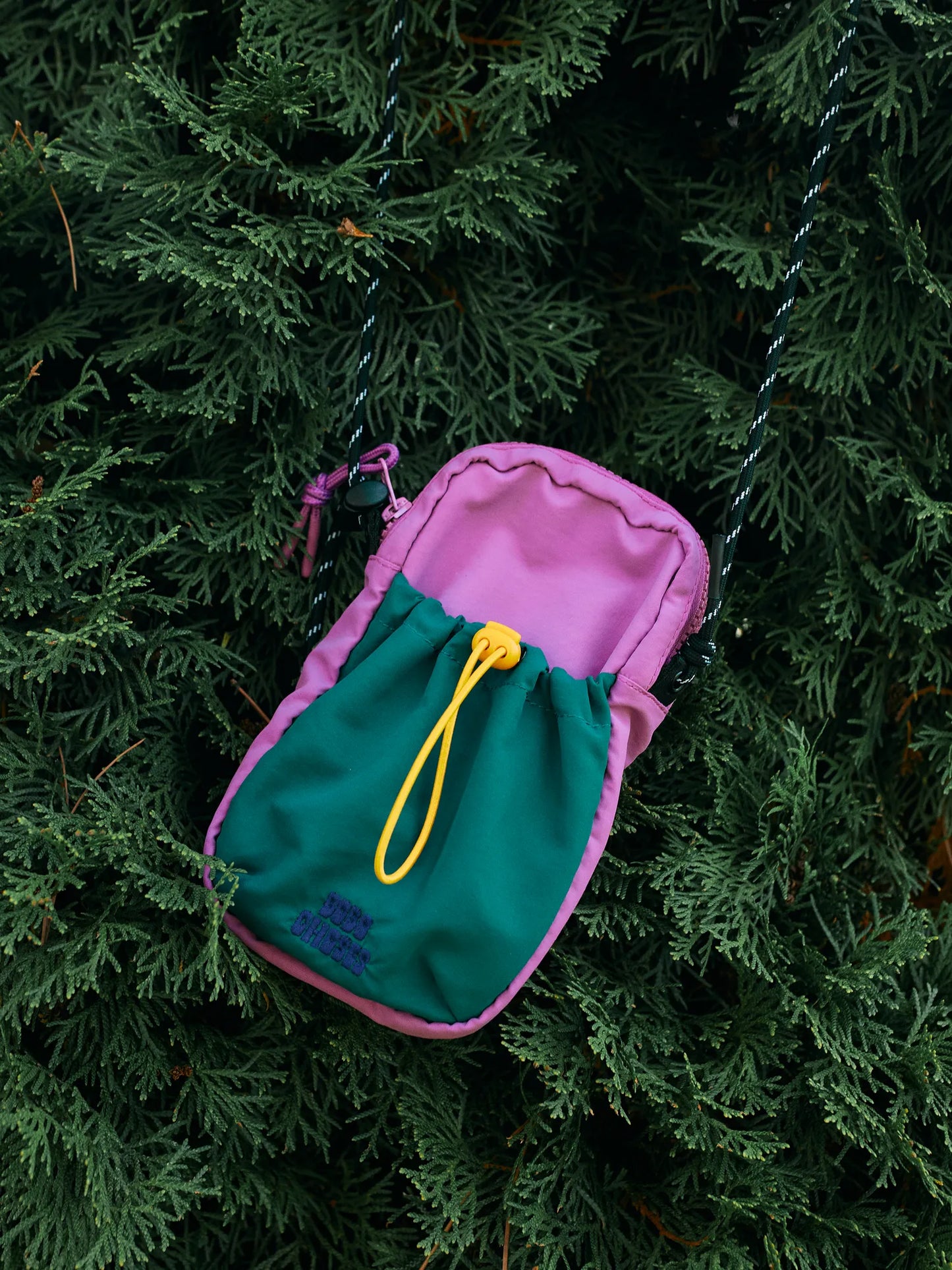 Color block technical mini bag