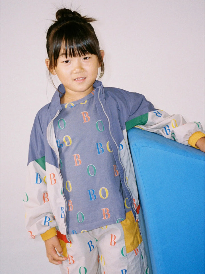 Multicolor Bobo all over ranglan T-shirt