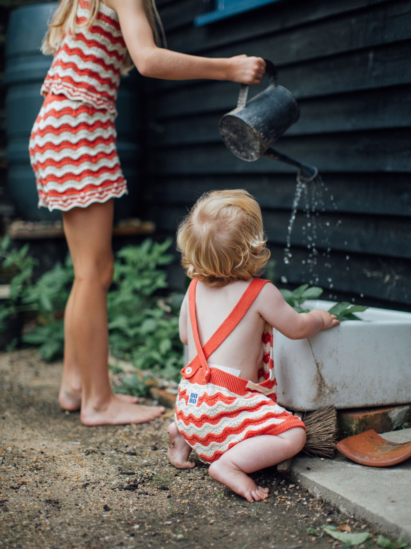 Crochet Checkerboard romper