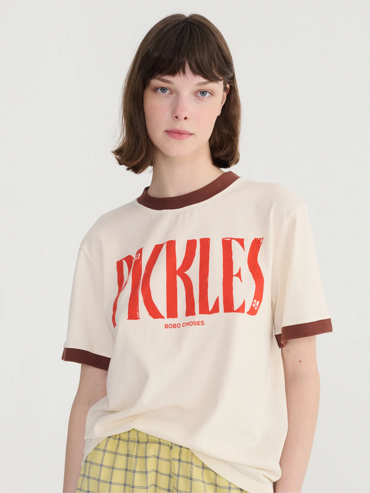 Colour block fitted T-shirt