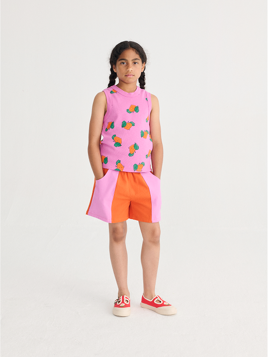 Bobo Choses color block woven shorts