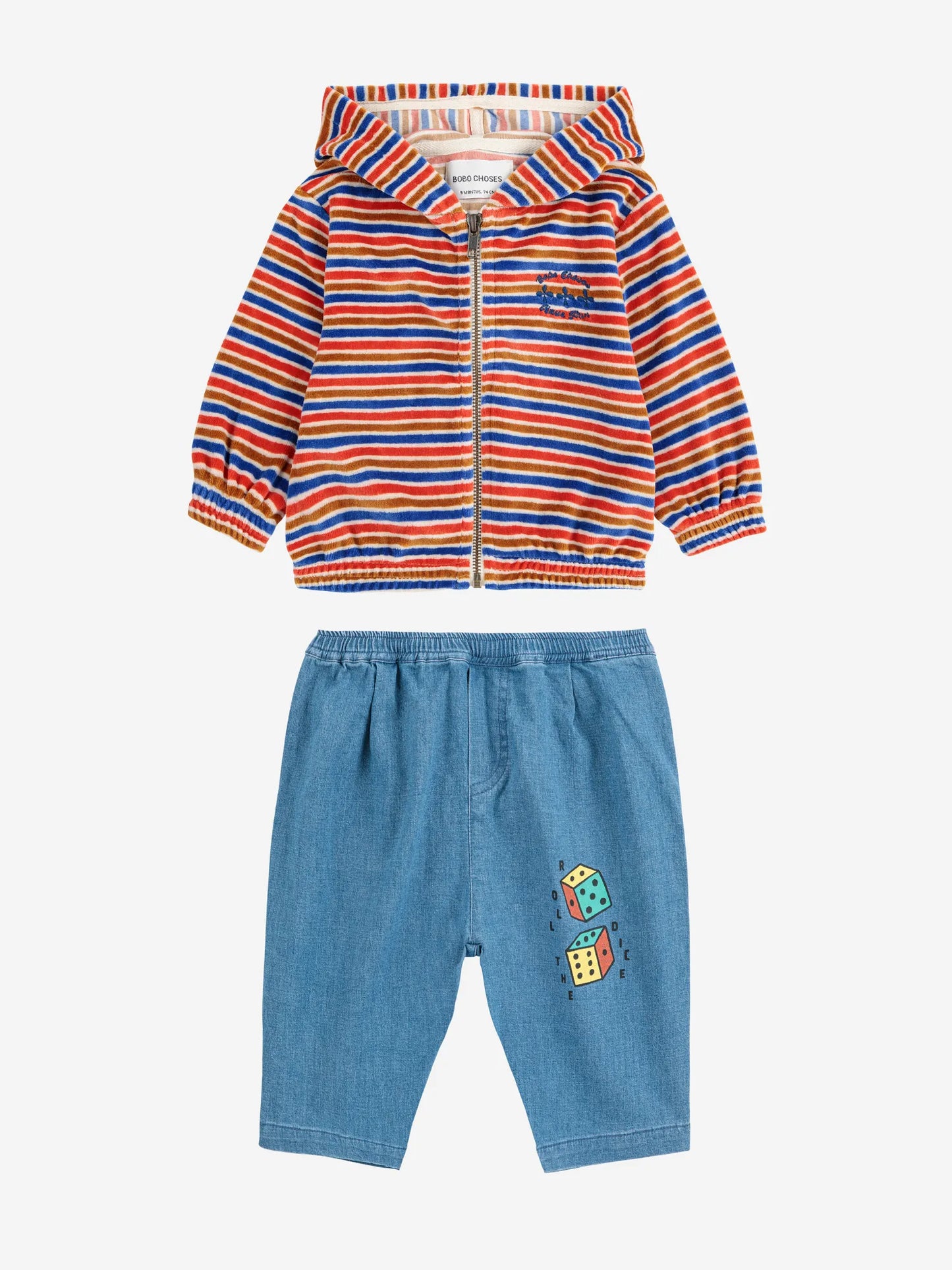 Roll The Dice light denim look