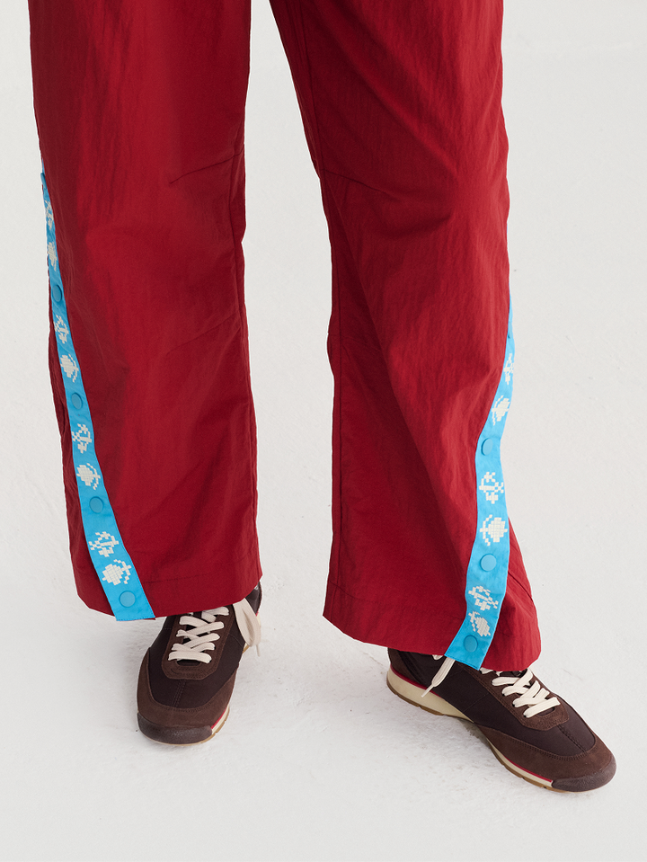 Pixel Flowers sporty pants