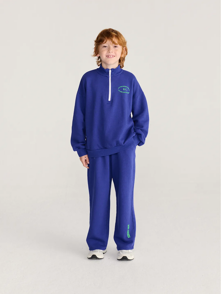 Sweatshirt mit halblangem Reißverschluss Mystery BC Blau