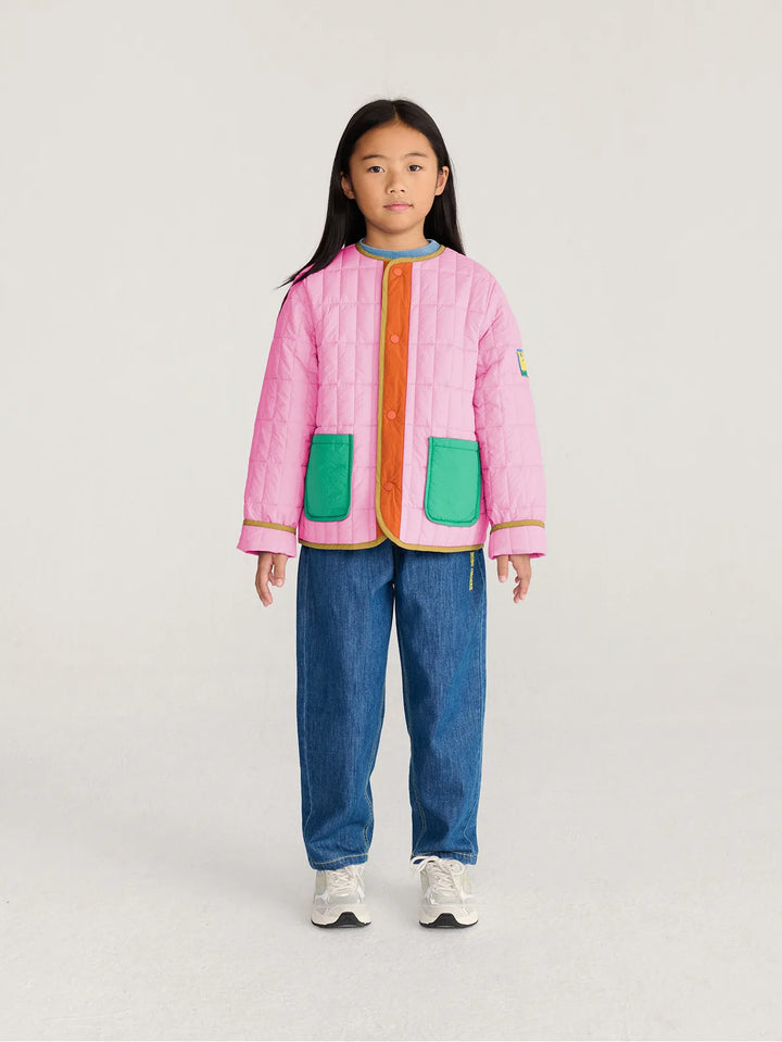 Booo Bo Choses Tag light padded pink jacket
