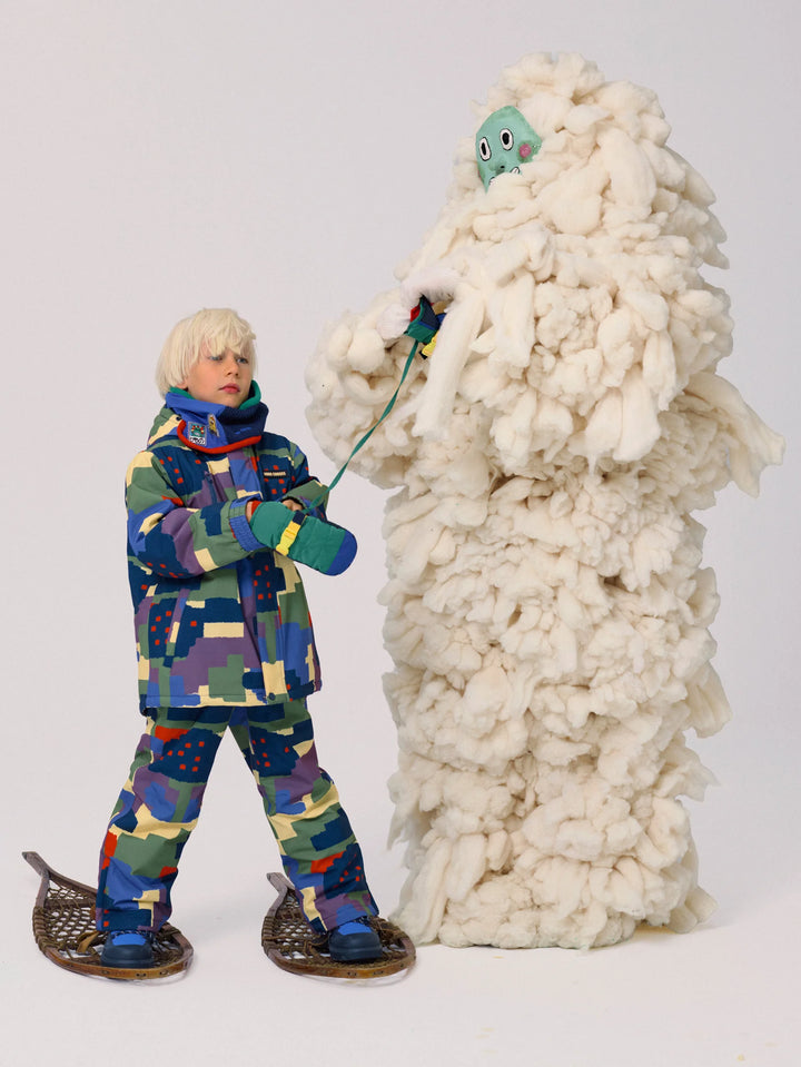 Paint Forest all over ski anorak
