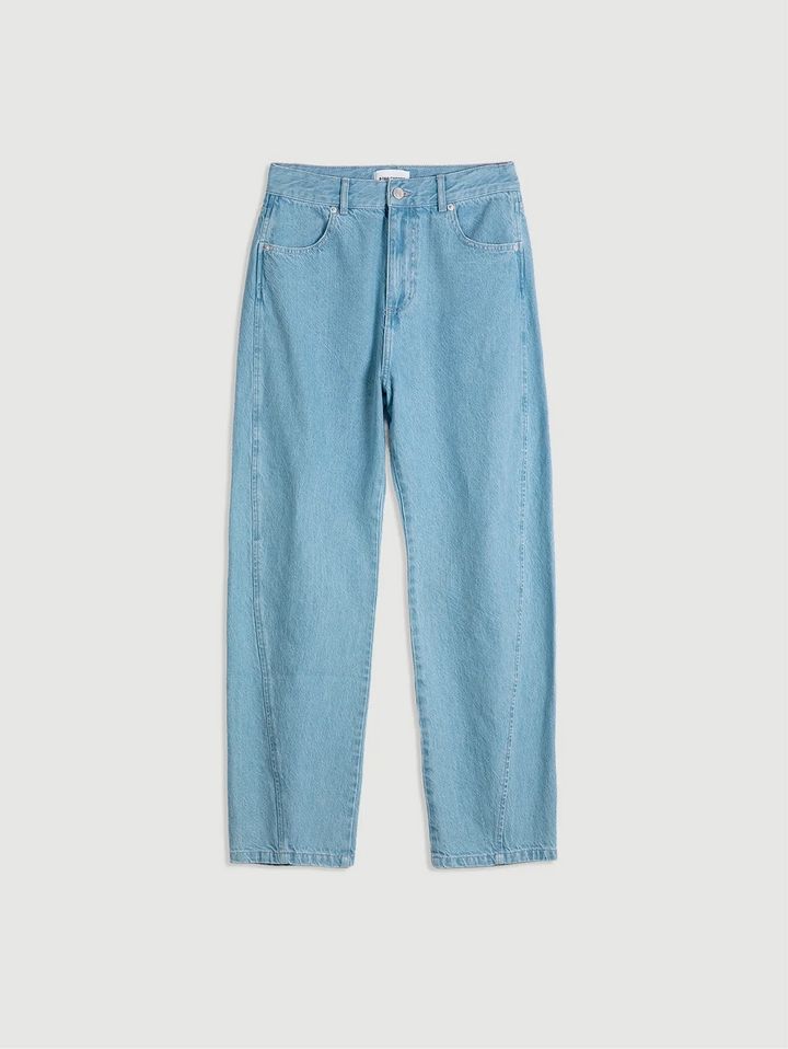 Simple pear high waist jeans