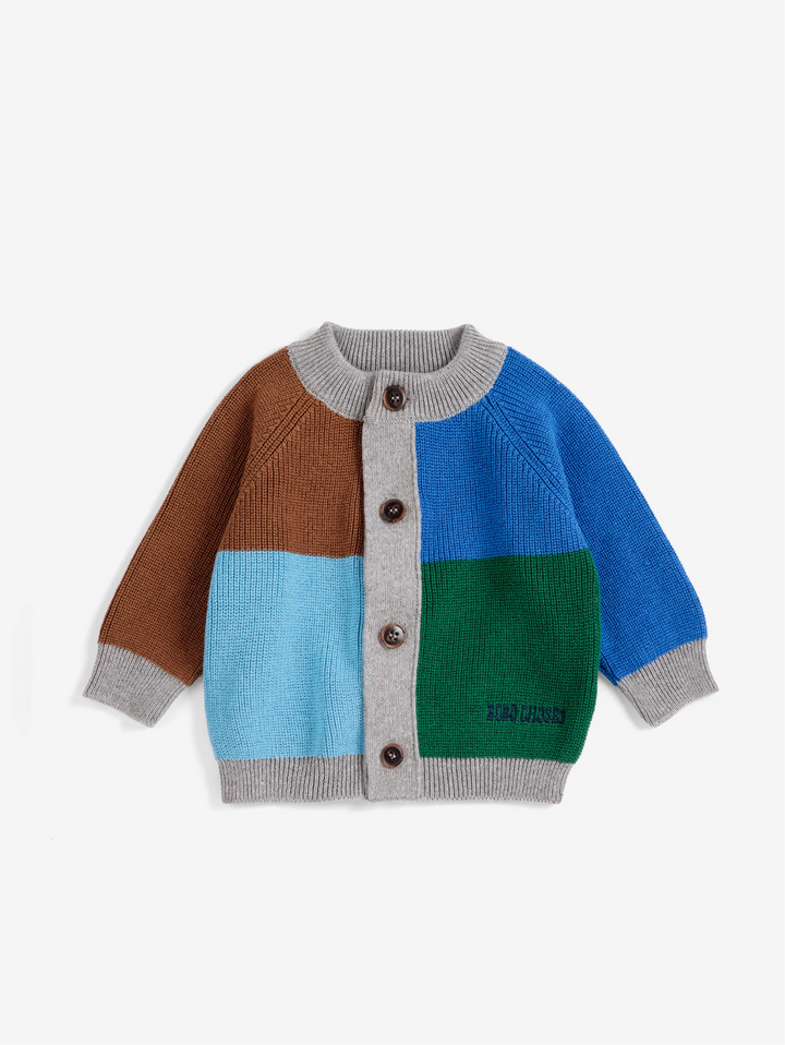 Strickjacke Bobo Choses Color Block