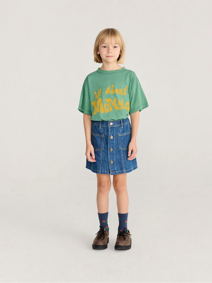 Booo bo Choses Tag denim skirt