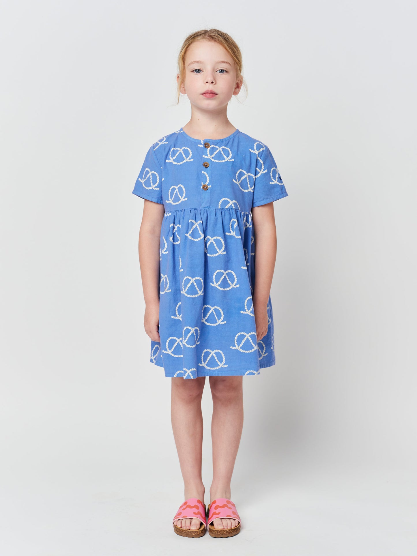 Sail Rope all over woven dress