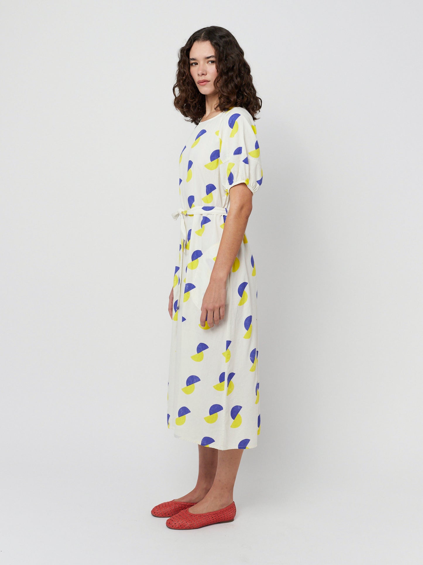 Nautical Puff Sleeve dress