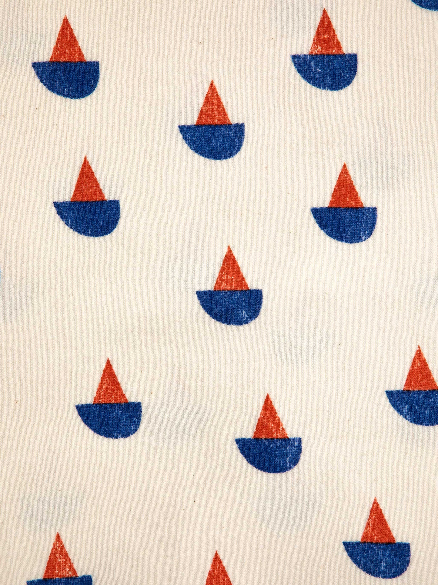 Sail Boat all over short sleeve bodies set