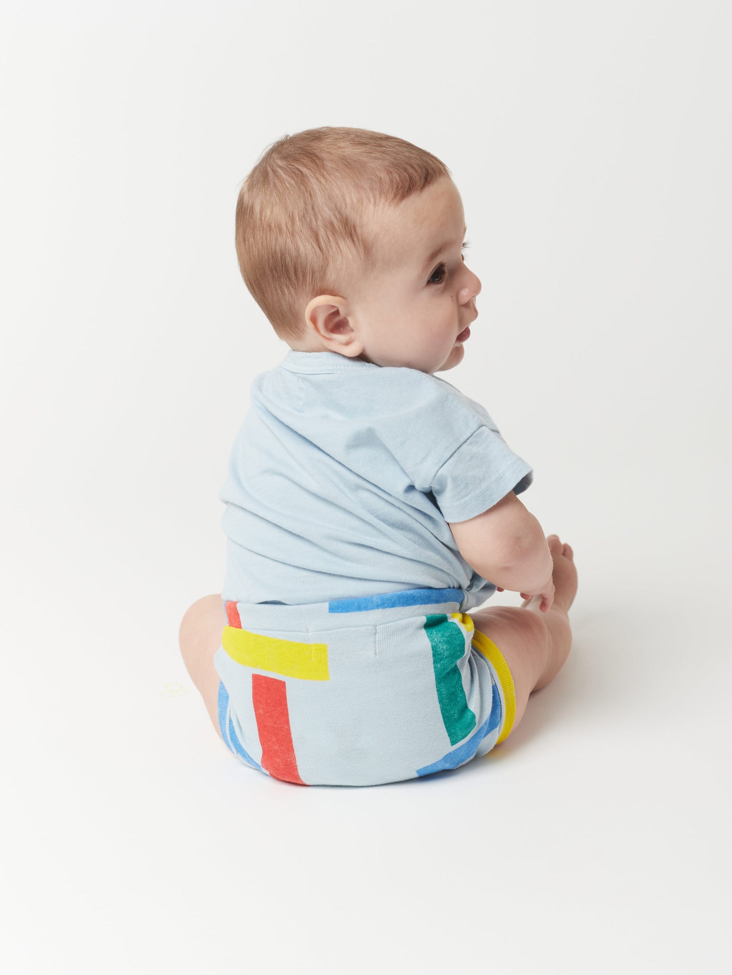 Multicolor beacons all over culotte