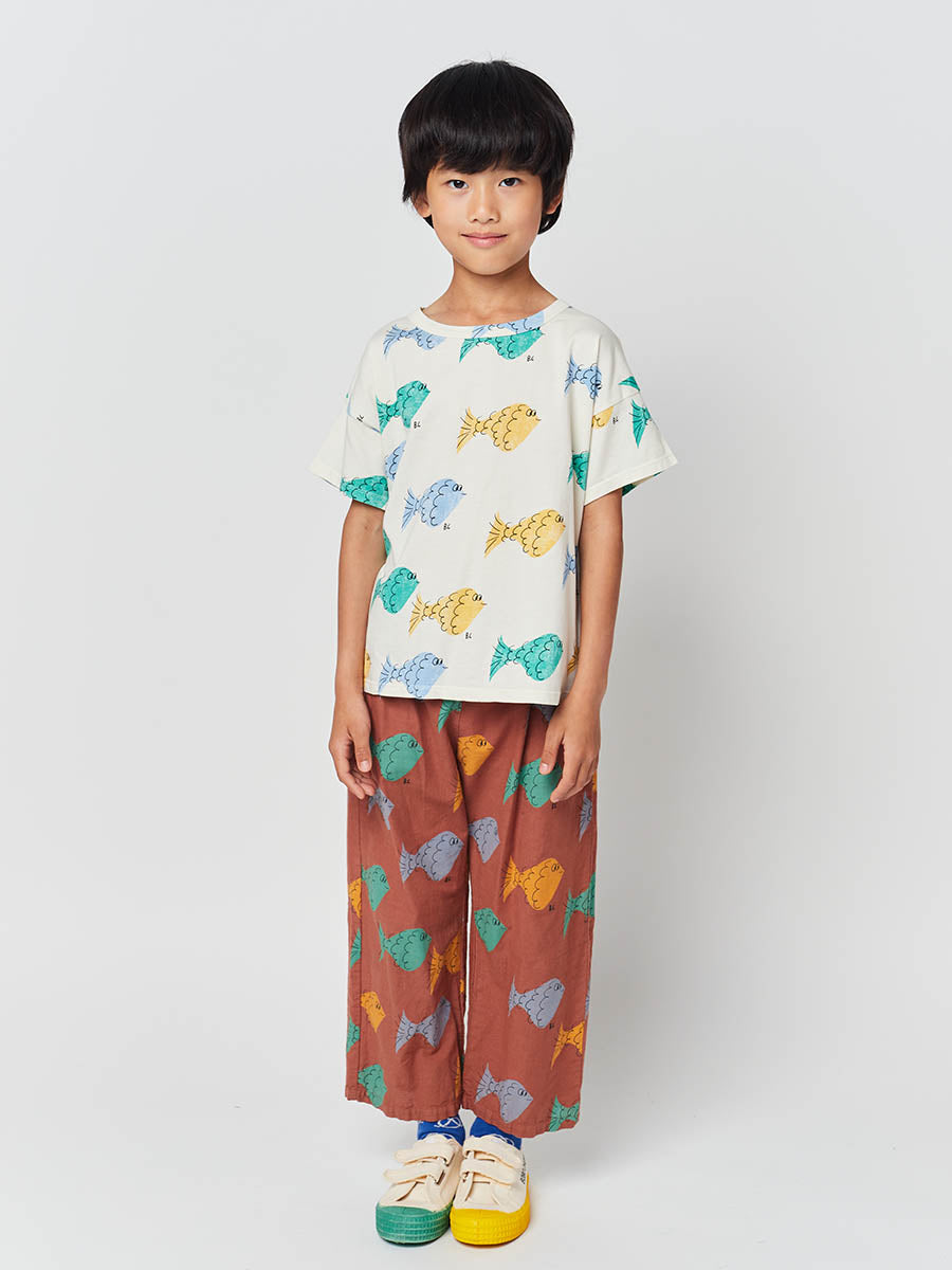 Multicolor Fish all over T-shirt