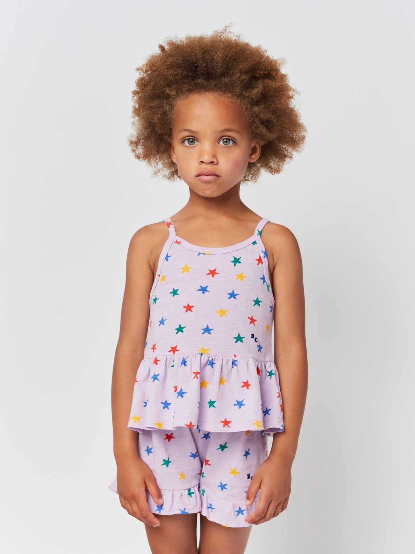 Multicolor Stars all over tank top