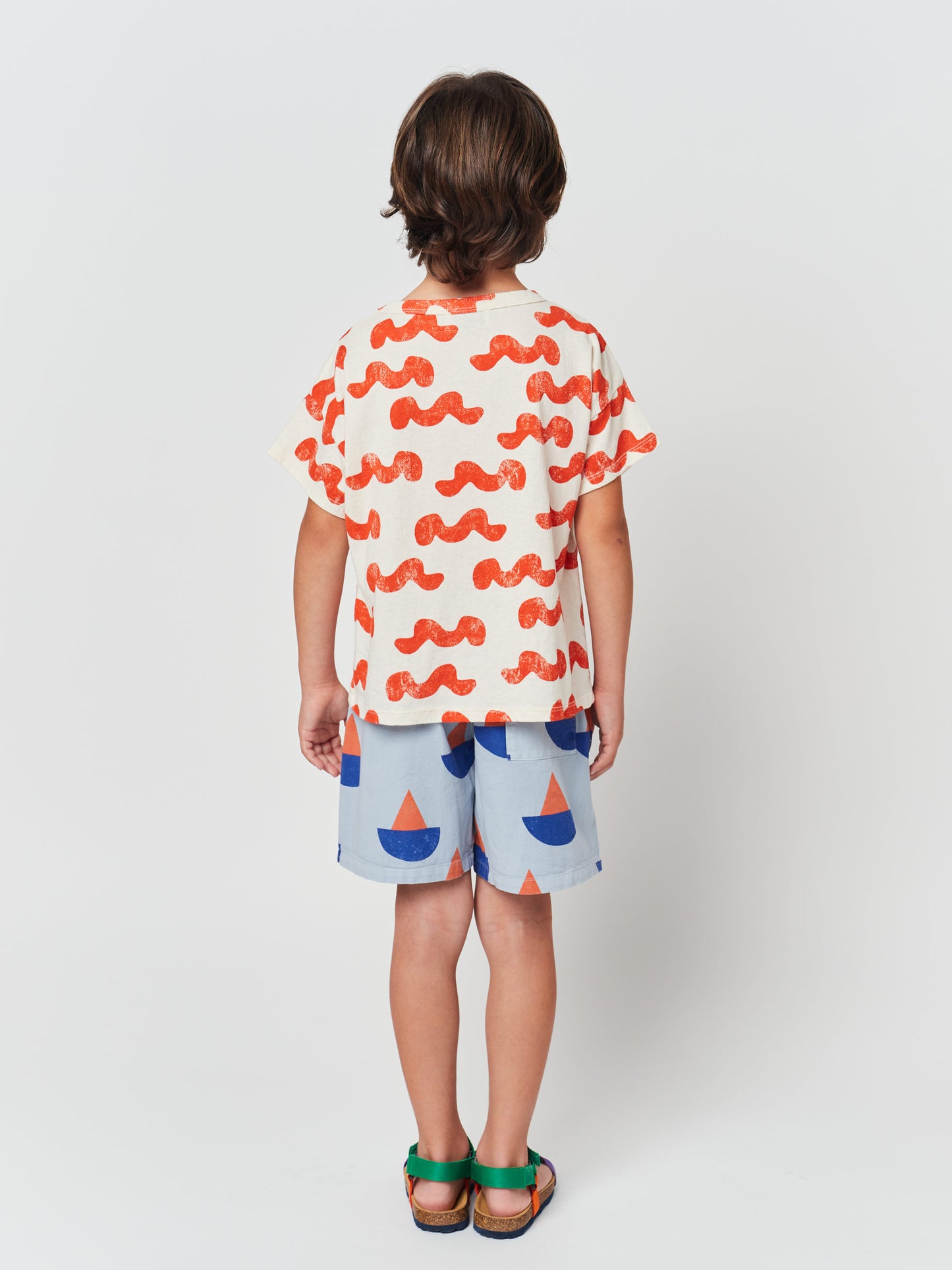 Sail Boat all over woven shorts