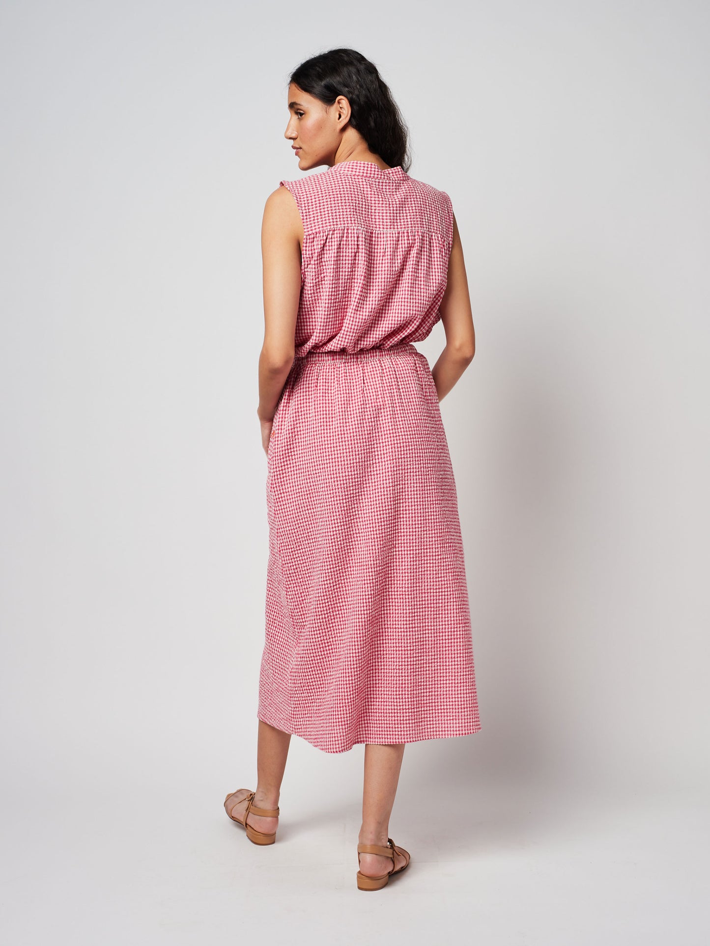 Faldilla acampanada quadre vichy