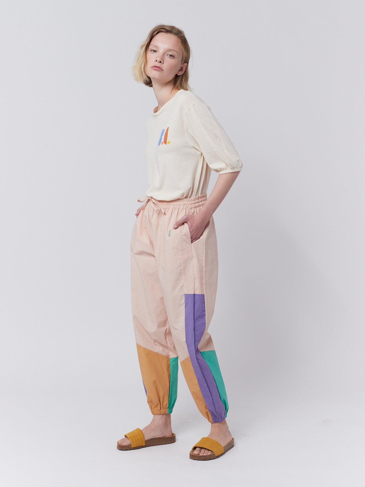 B.C color block jogger pants