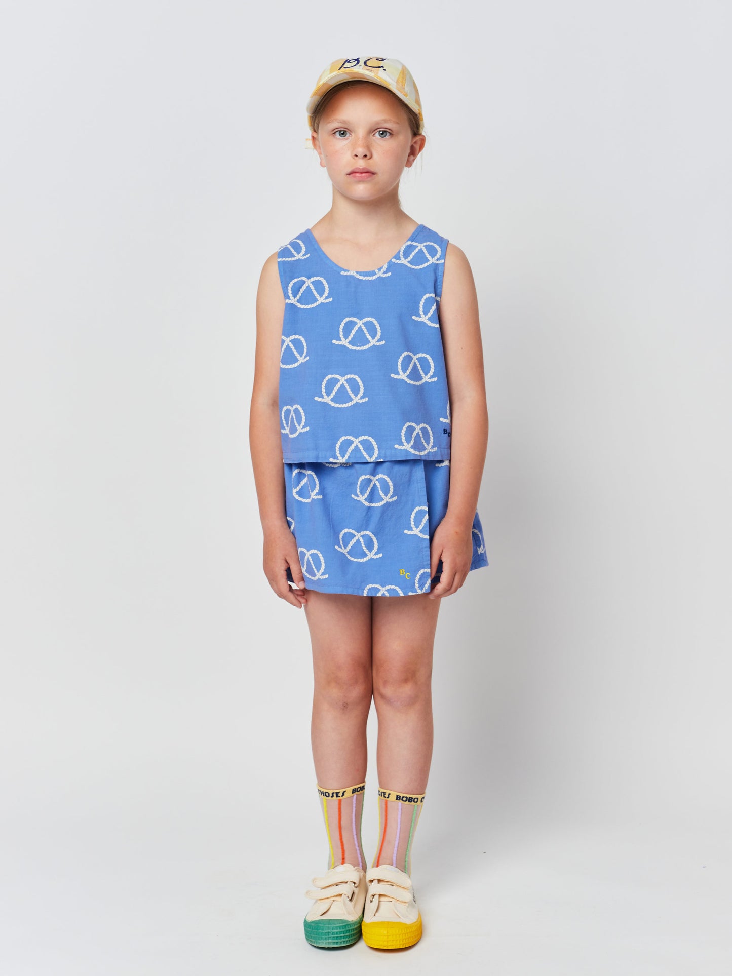 Sail Rope all over woven tank top