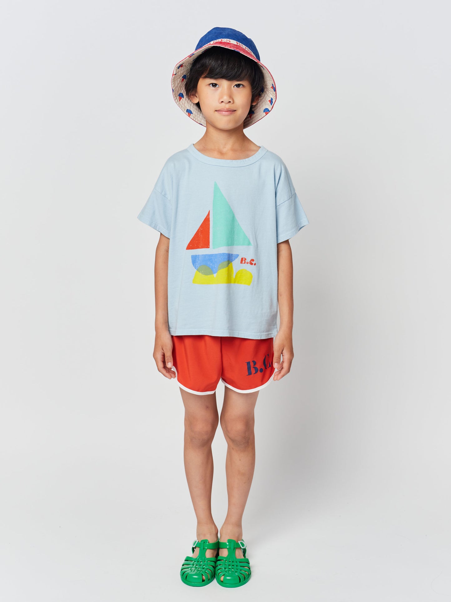 Multicolor Sail Boat T-shirt