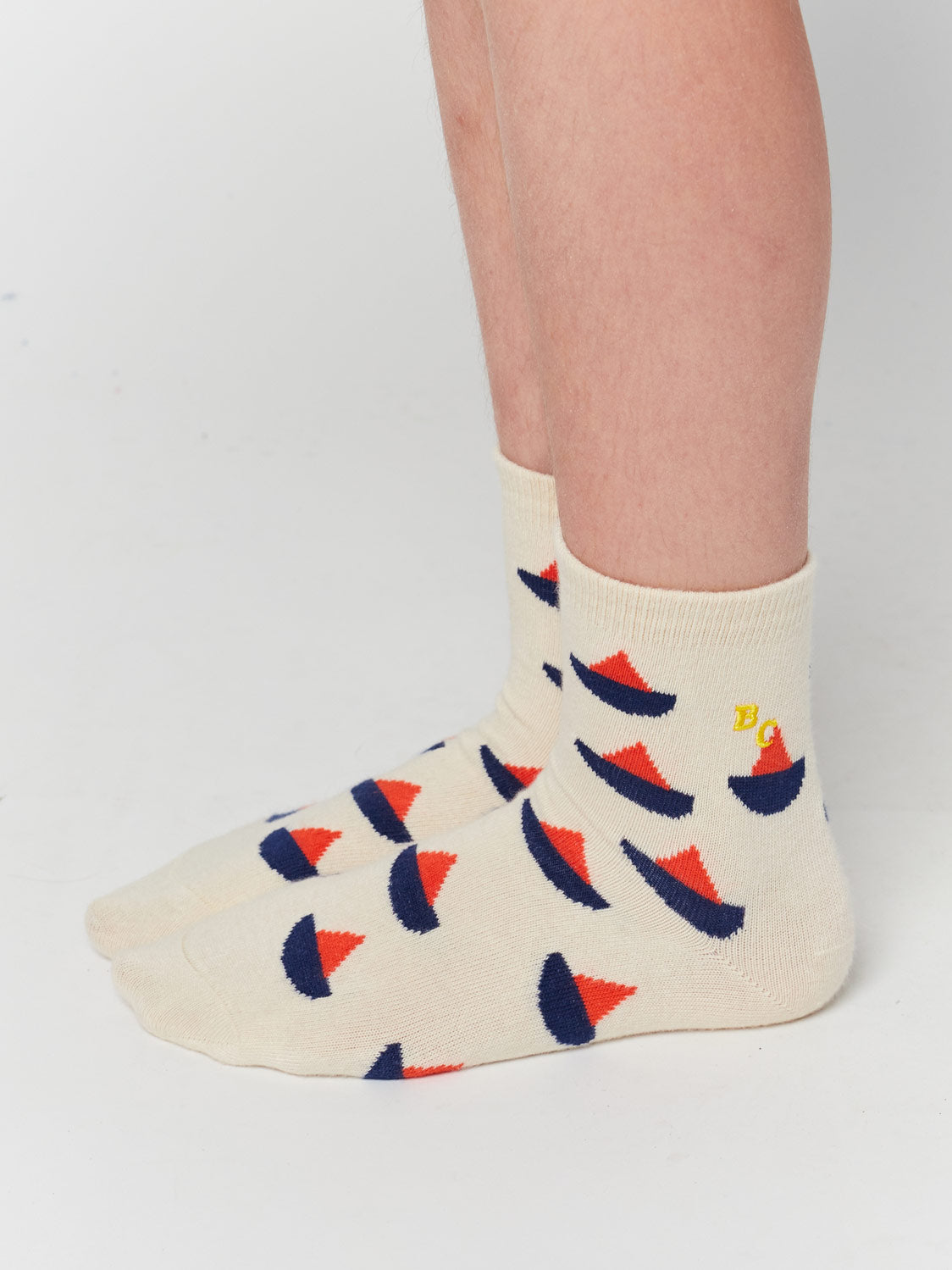 Sail Boat all over short socks