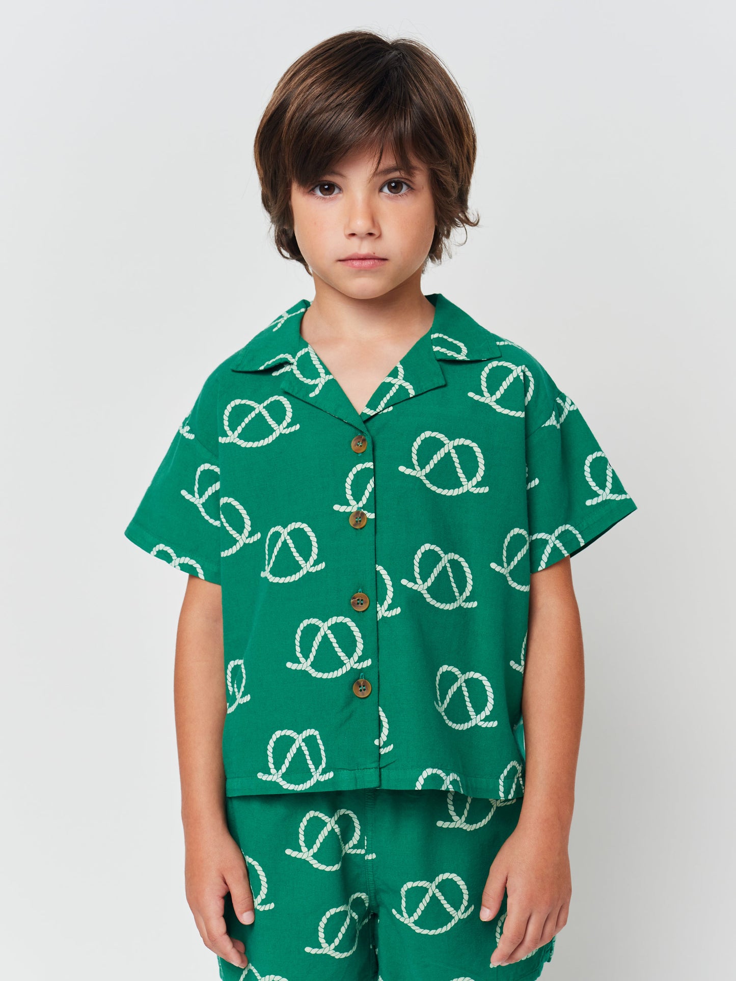 Sail Rope all over woven shirt