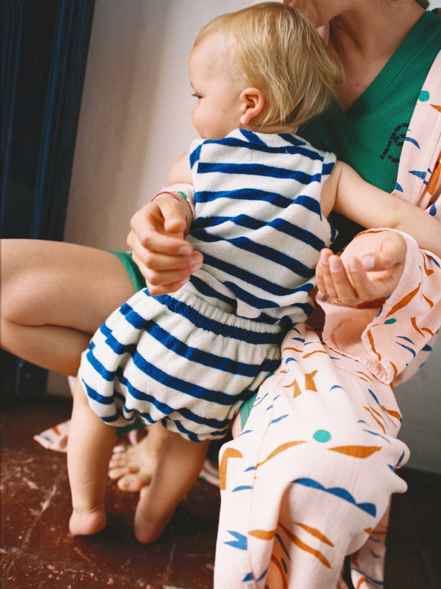 Blue Stripes terry bloomer