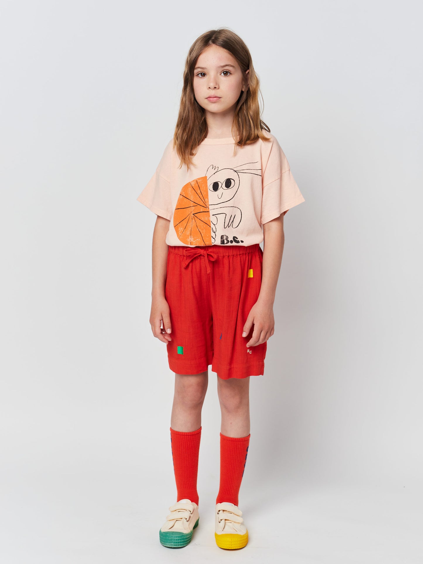 Geometric Shapes woven bermuda shorts