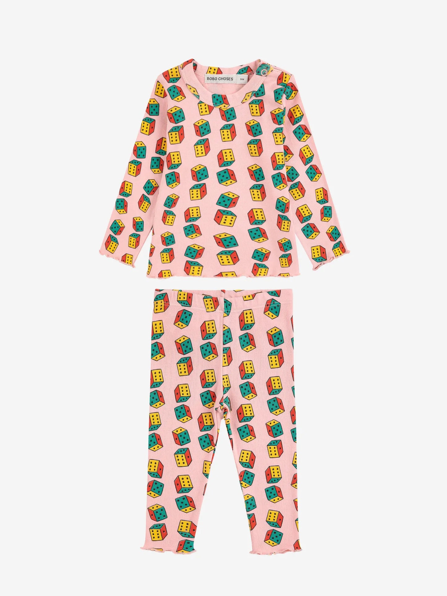 Dices all over T‑shirt look