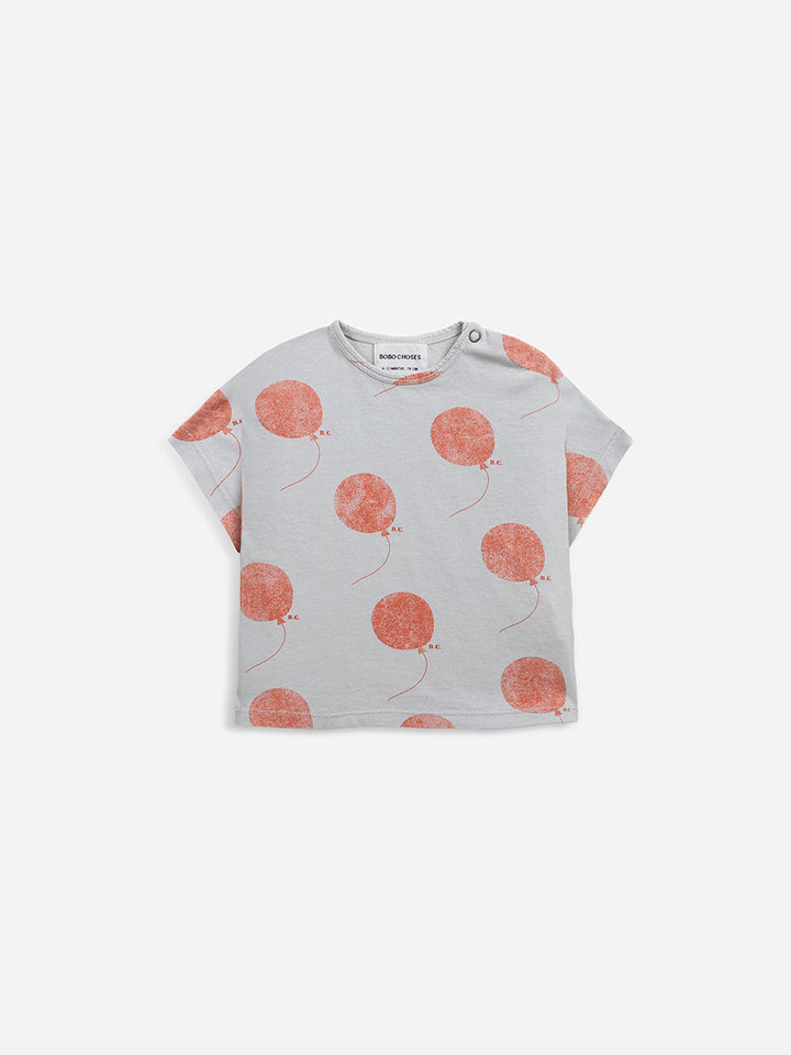 Balloons all over short sleeve T-shirt