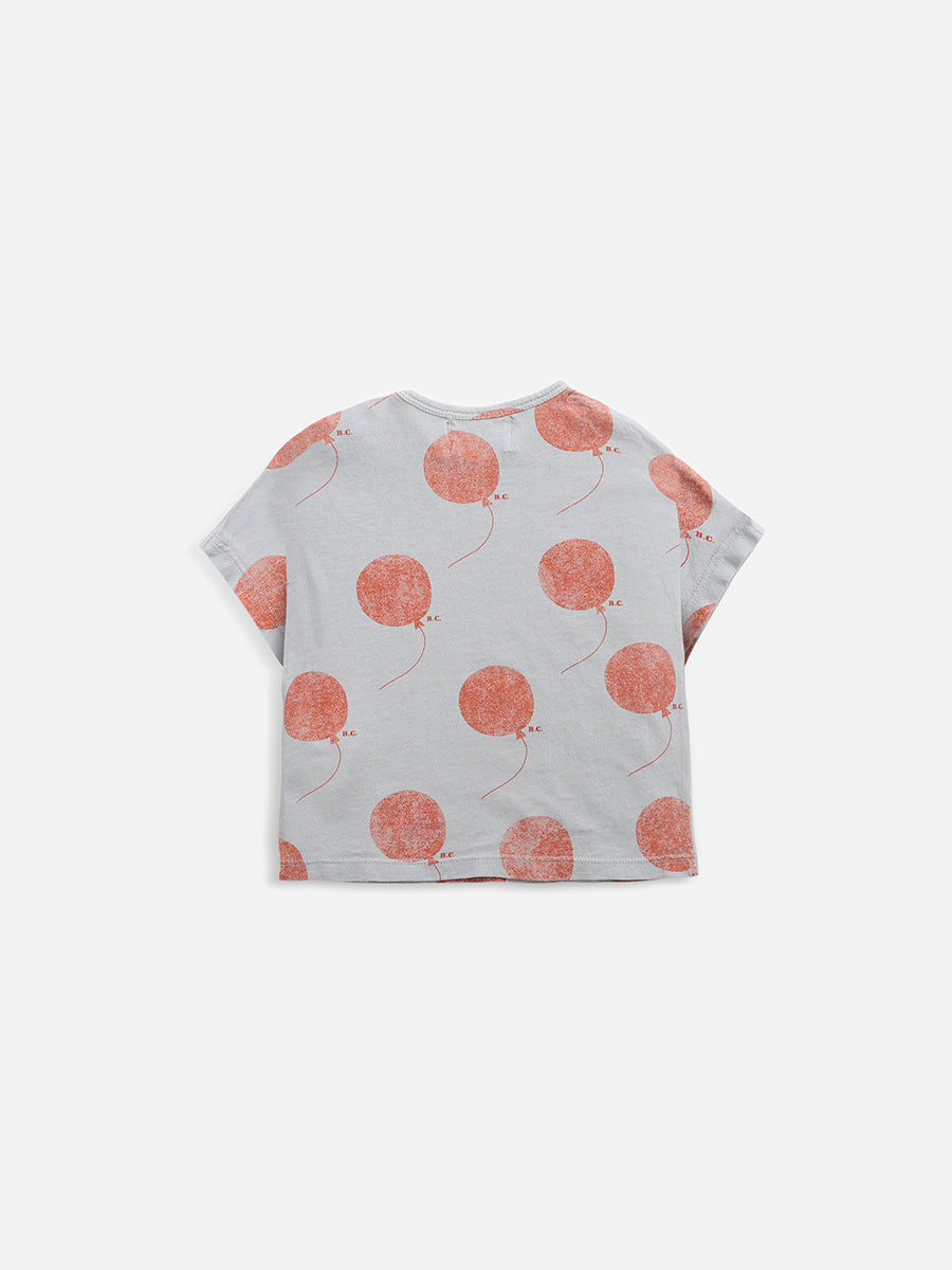 Balloons all over short sleeve T-shirt