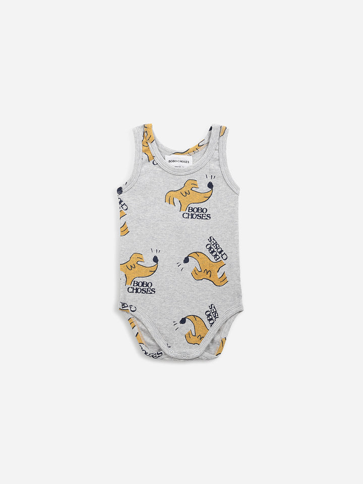 Sniffy Dog all over sleeveless body