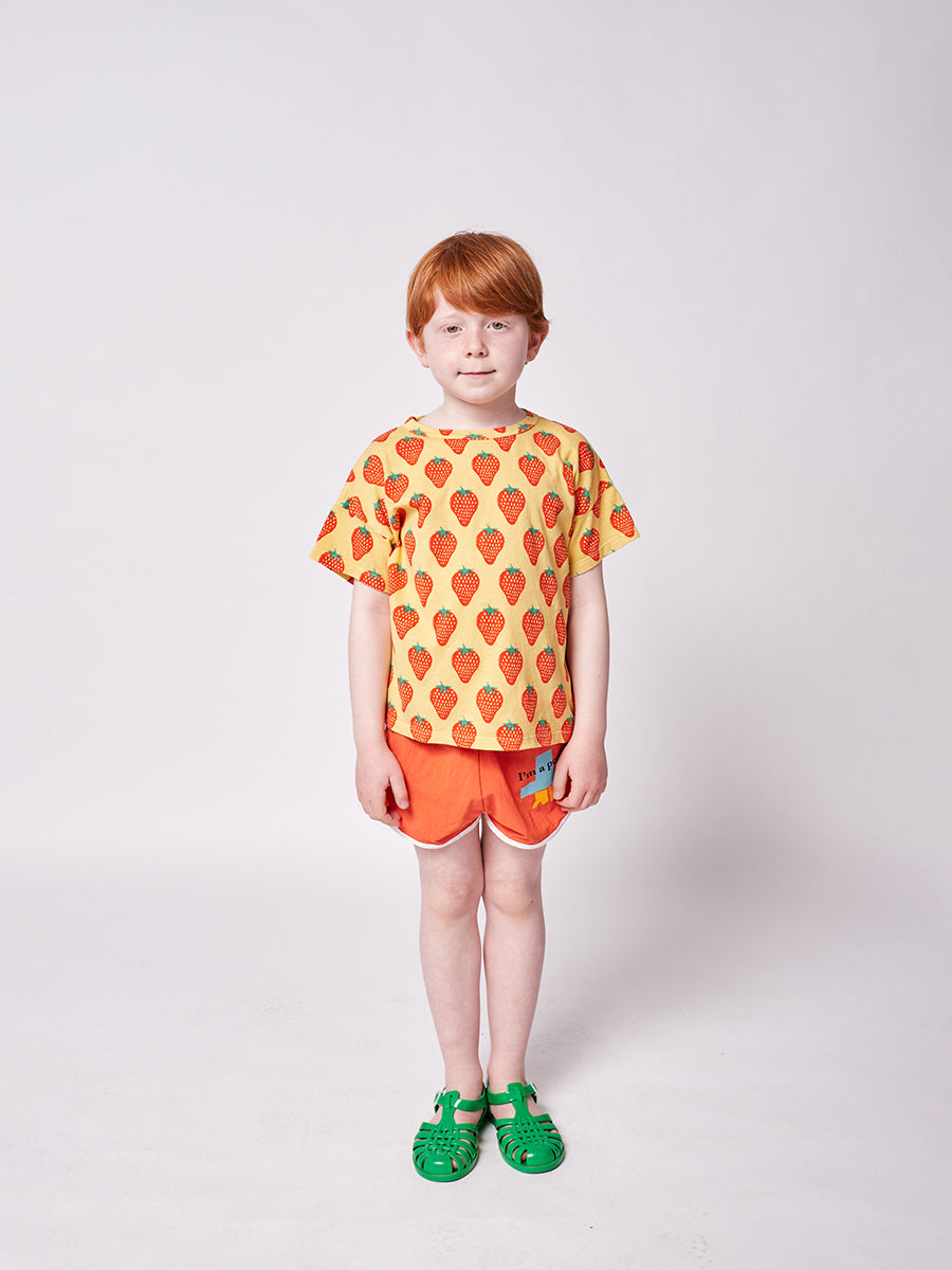 Strawberry all over short sleeve T-shirt