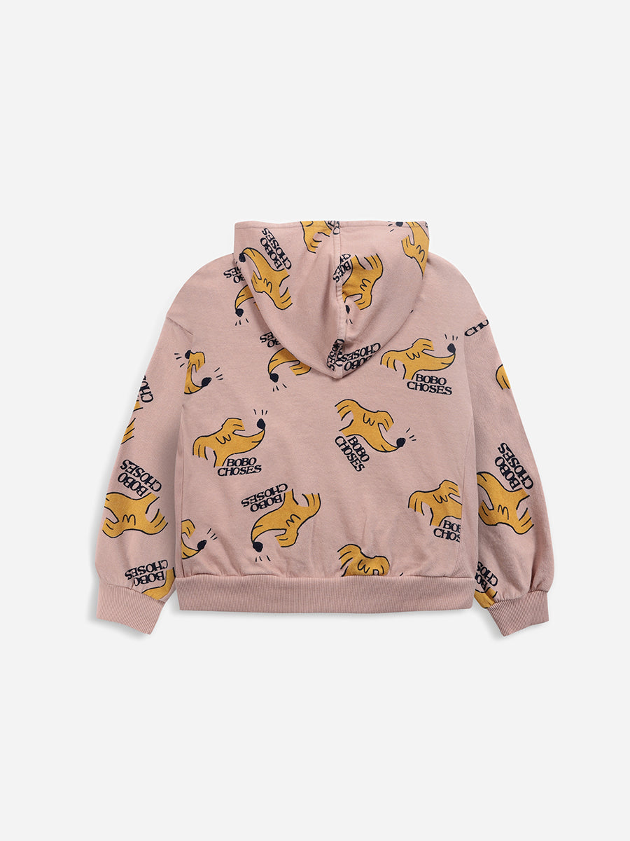 Sniffy Dog all over hooded sweatshirt
