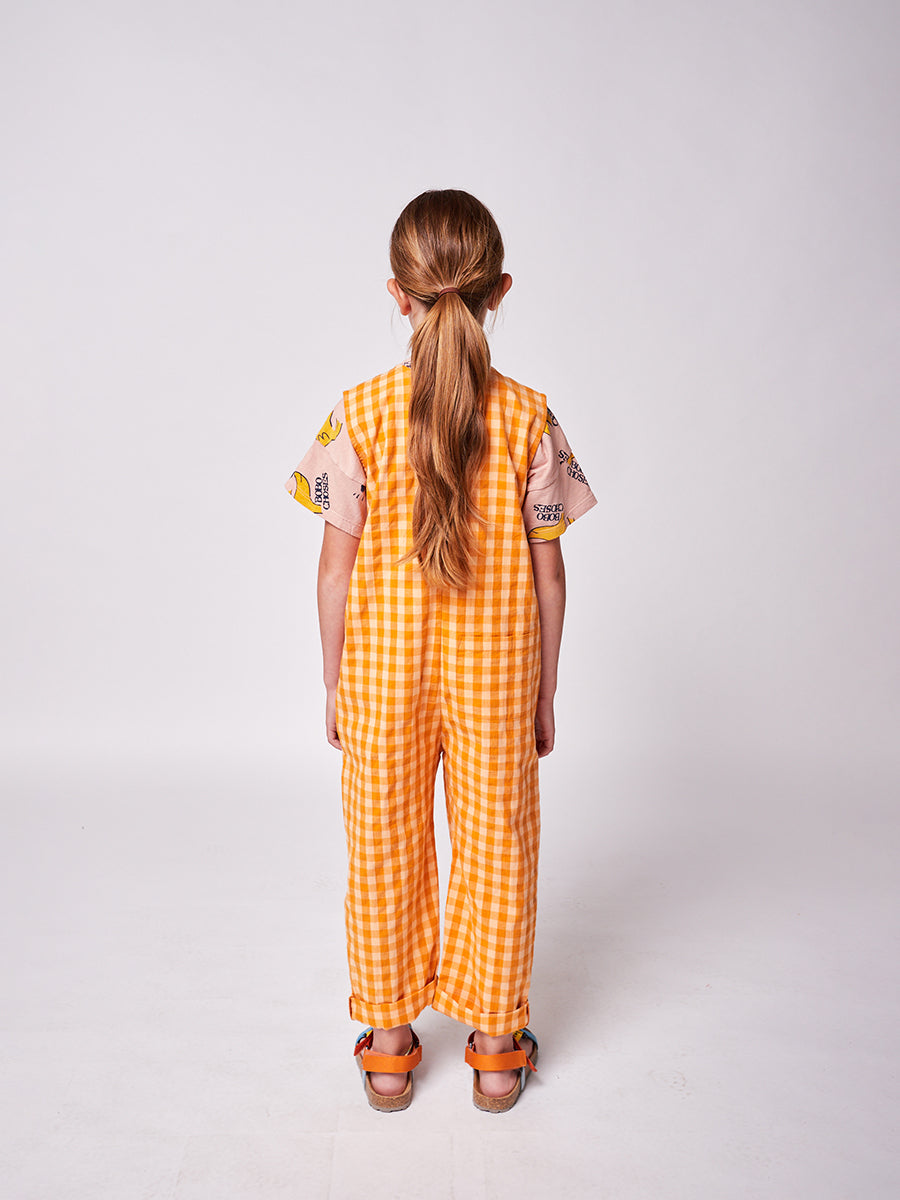 Vichy woven overall