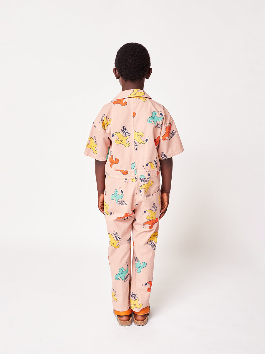 Sniffy Dog woven overall