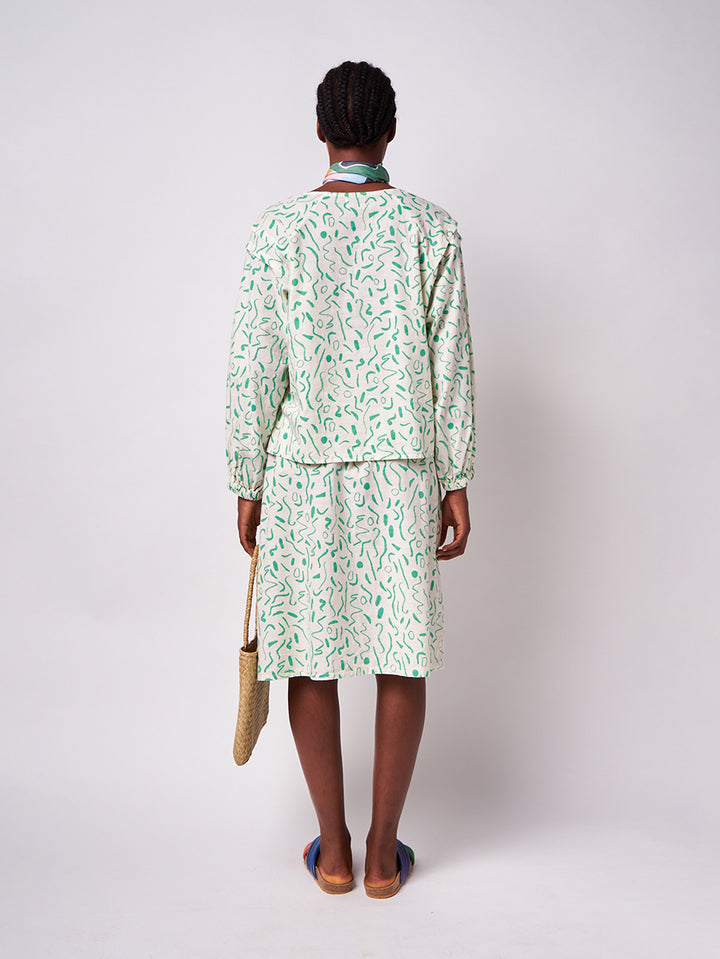 Serpentine long sleeve shirt