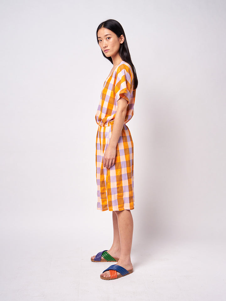 Vestit de punt a quadres