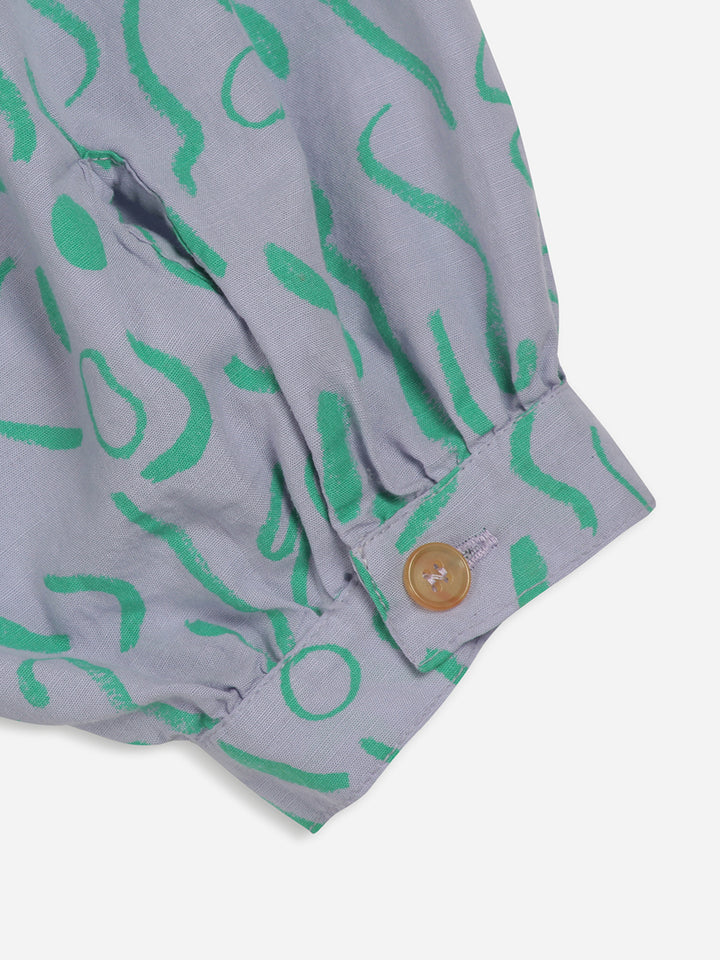 Vestit llarg amb coll en punta serpentines