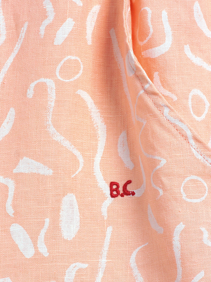 Faldilla de llarg mig serpentines