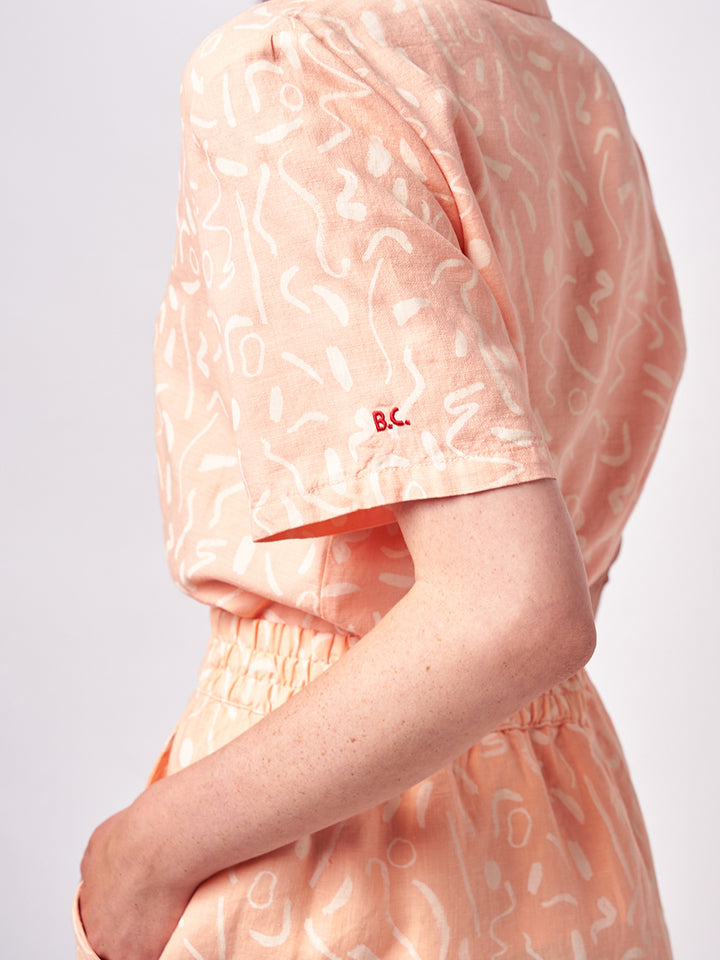 Faldilla de llarg mig serpentines