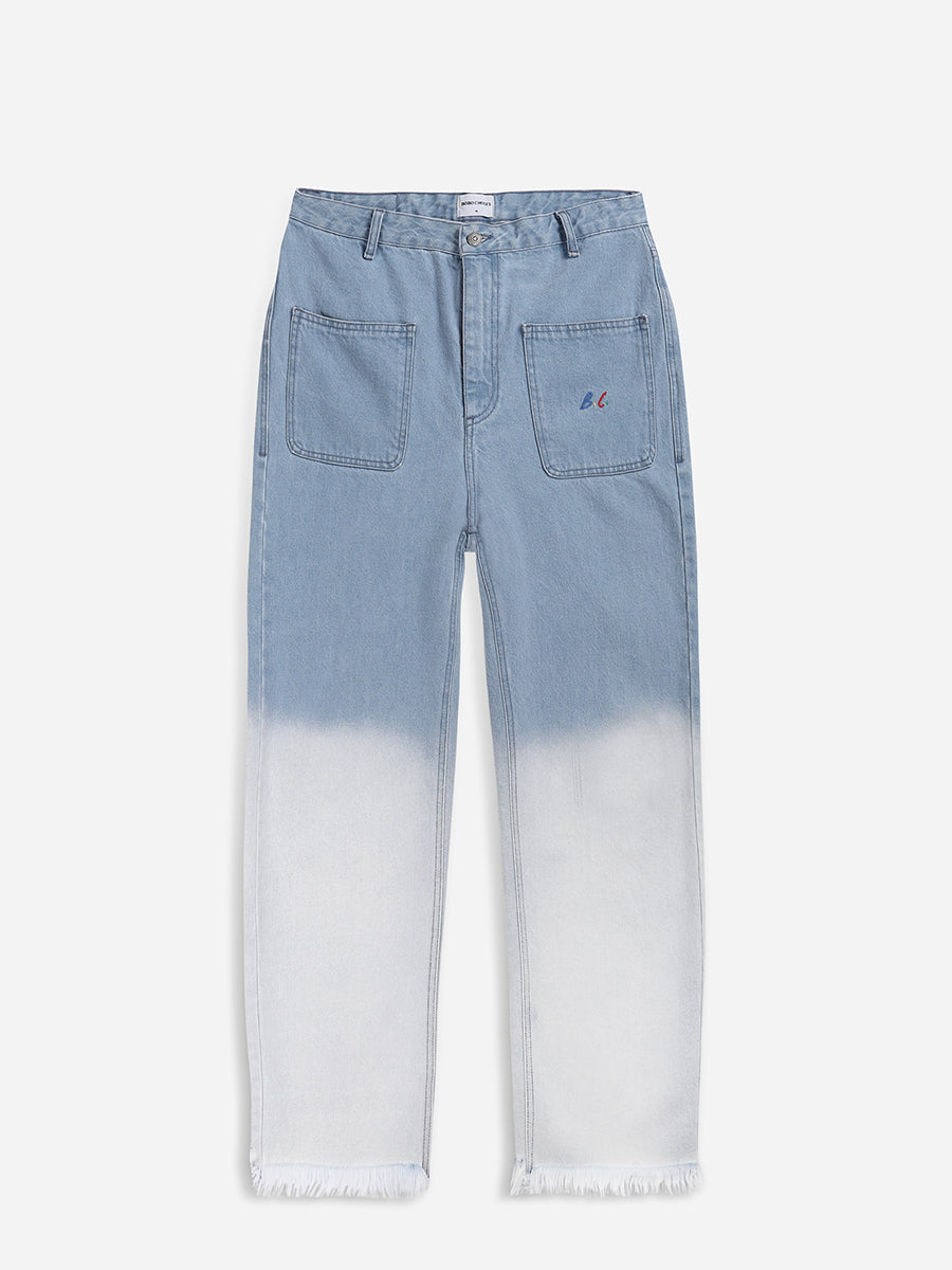 Dip-dye boyfriend denim