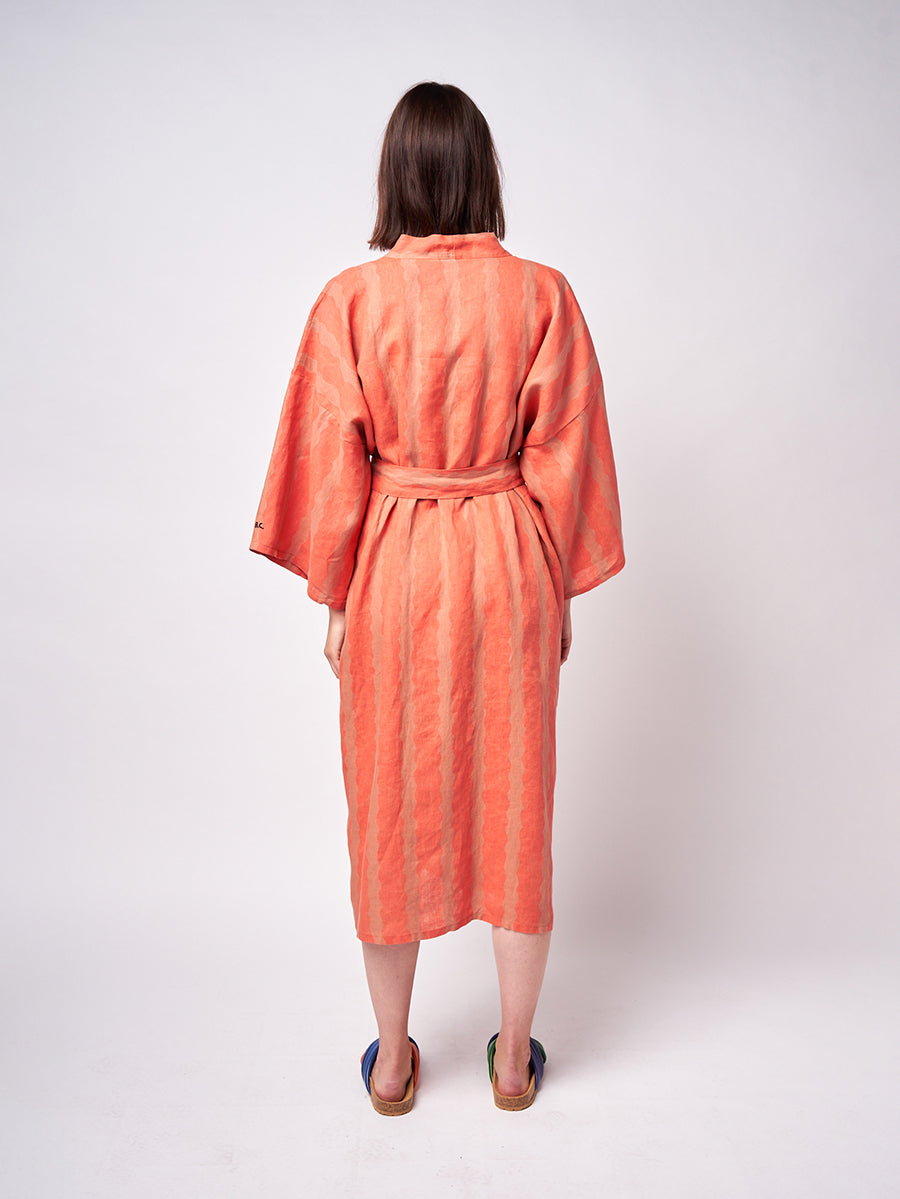 Stripe all over Kimono