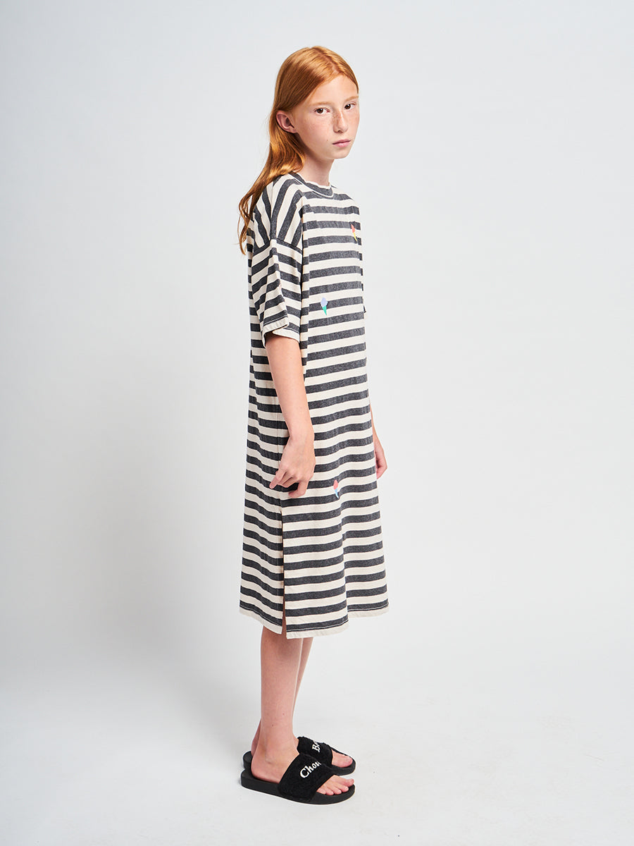 Mini Ice Creams striped long dress