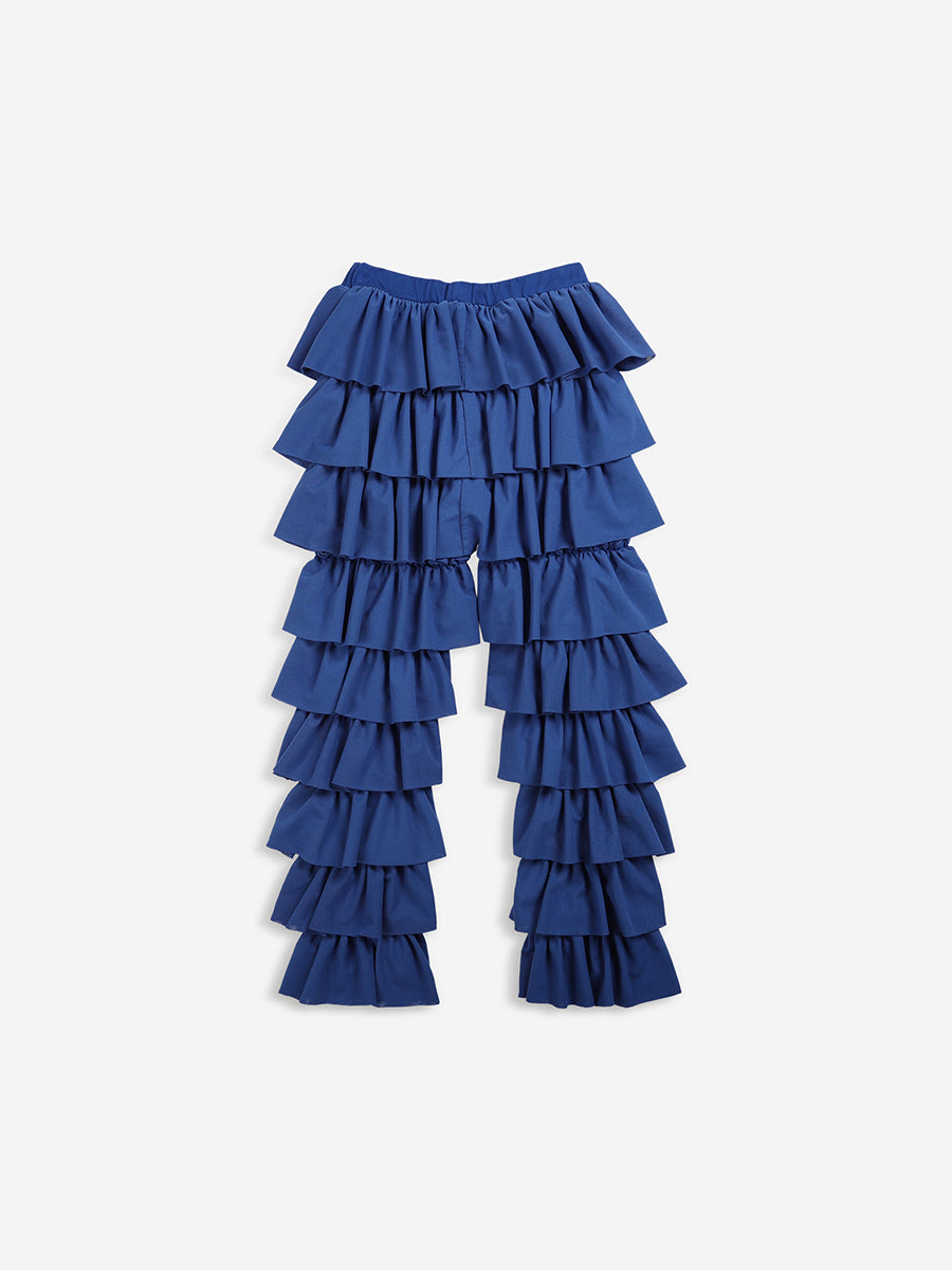 B.C tulle flounces pants