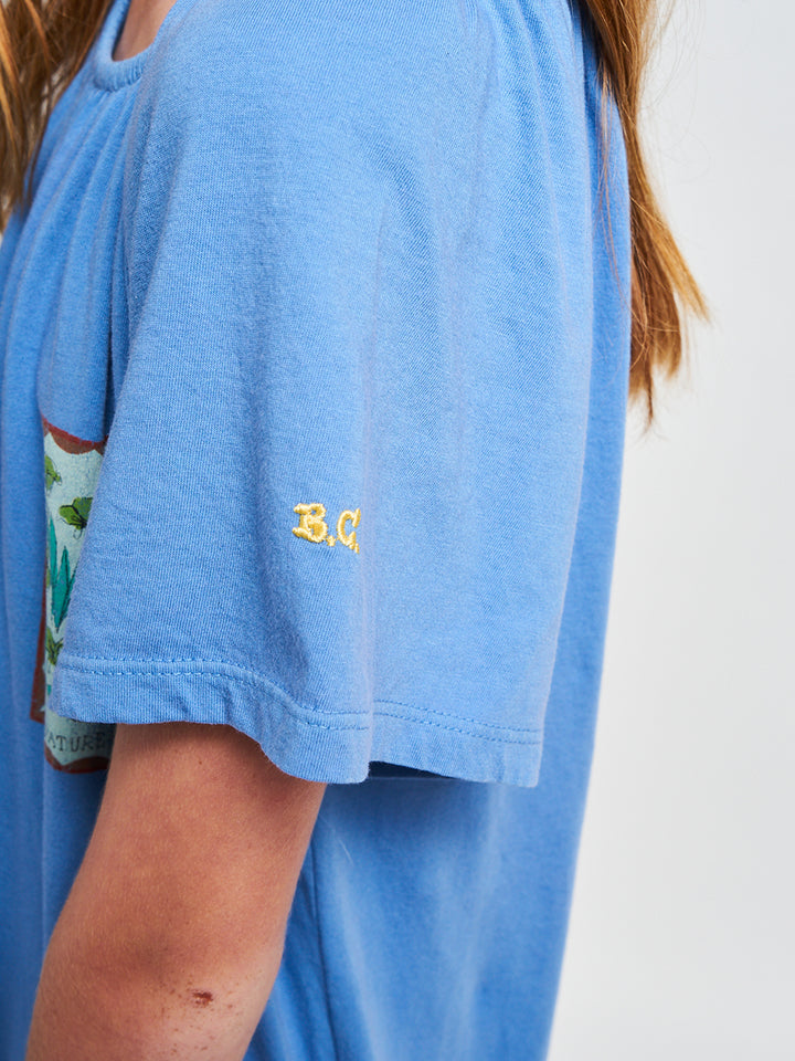 Nature Sketch short sleeve overall