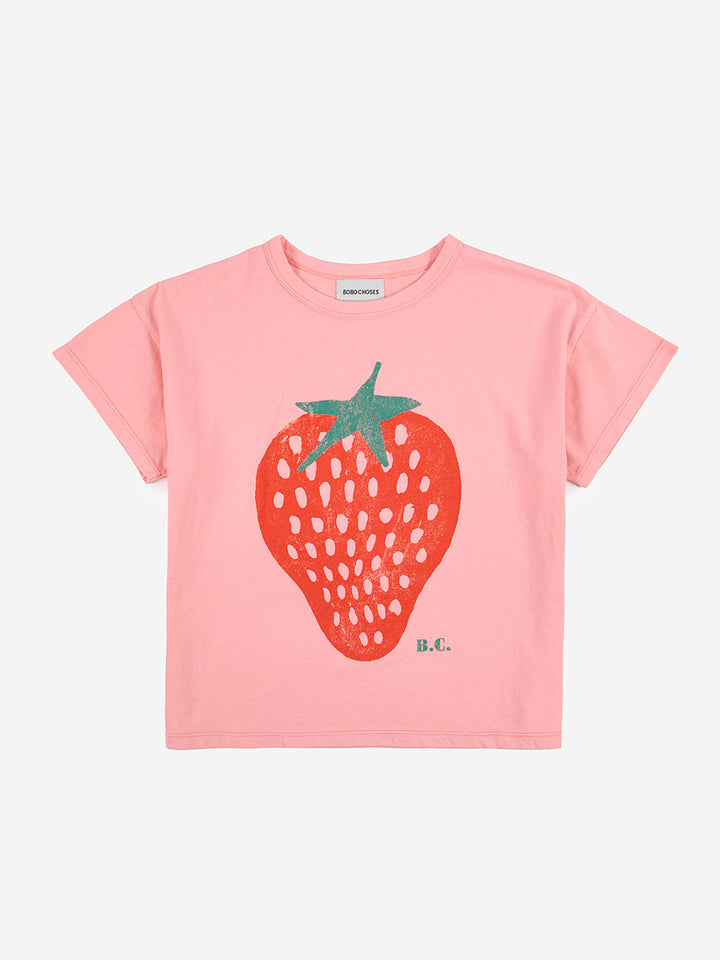 Strawberry short sleeve T-shirt